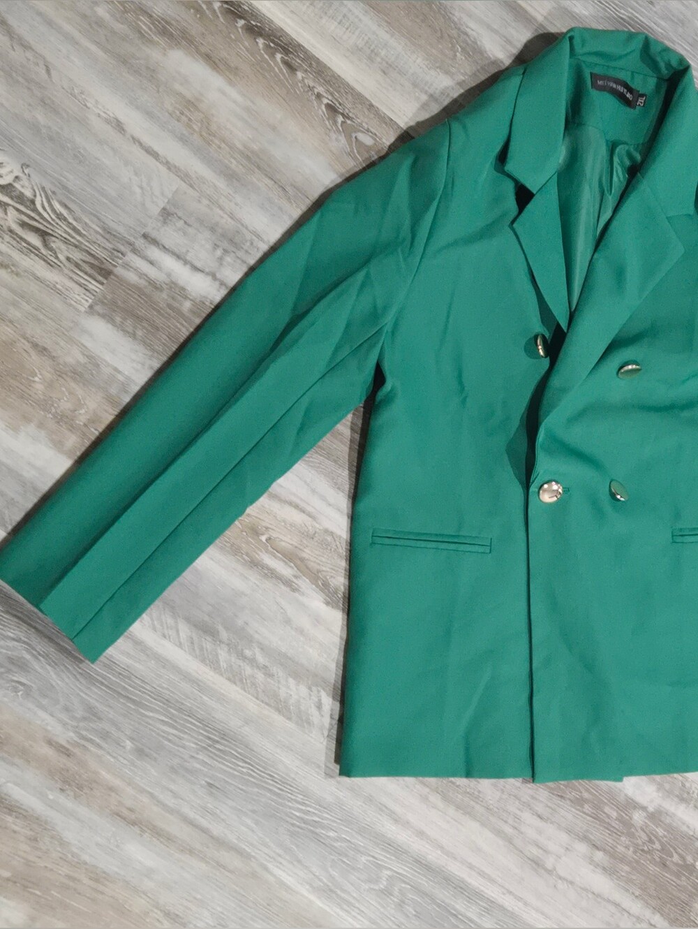 Womens Double-Breasted Blazer